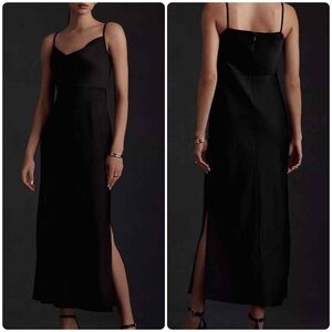 BHLDN Elegant Black Wedding Dress